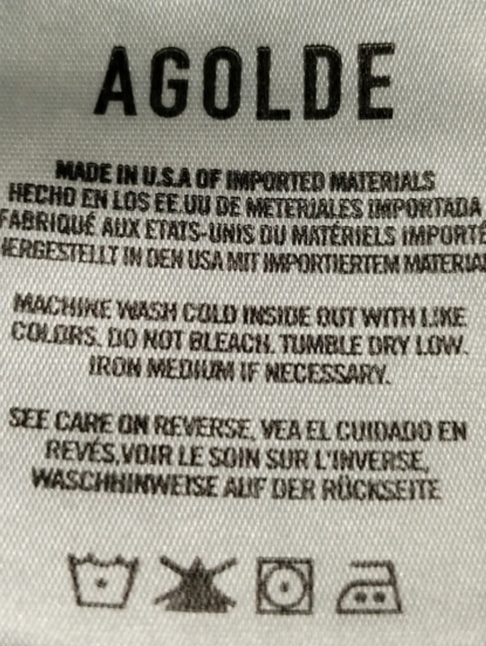 Agolde Riley High Rise Straight Crop Jeans In Shatter - Picture 6 of 8